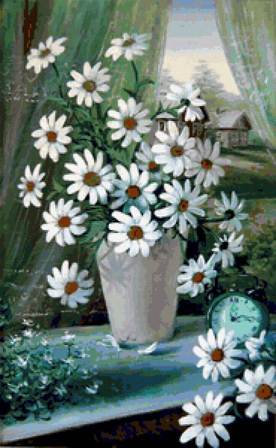 №237702 - букет, натюрморт, цветы, картина - предпросмотр