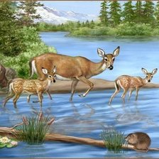 Схема вышивки «Прогулка»