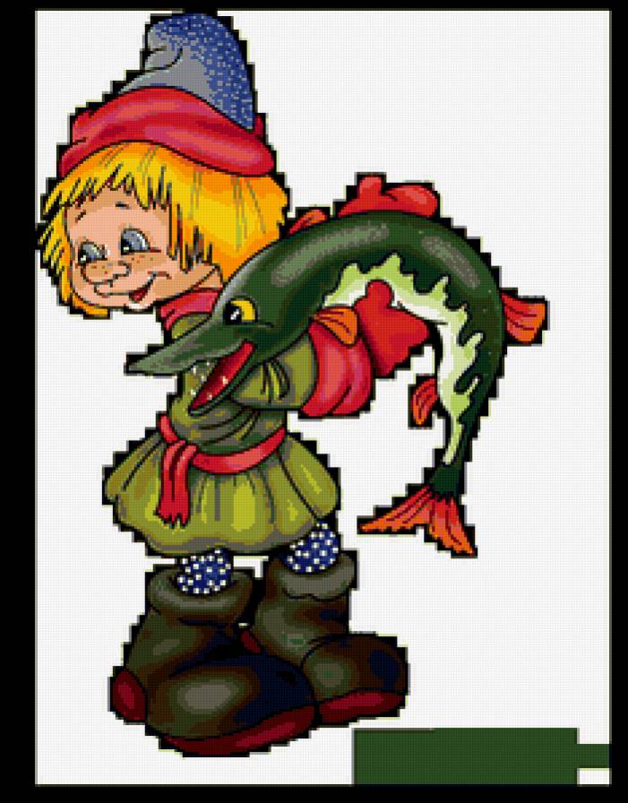 Емеля - сказка, рыба, детям - предпросмотр