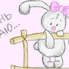 Схема вышивки «я скучаю»