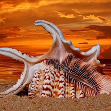 Схема вышивки «Морской пейзаж»