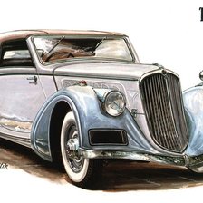 Схема вышивки «Ретро авто 4»