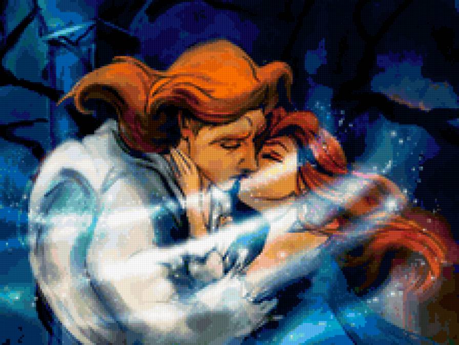 красавица и чудовище - пара, любовь, мультфильм - предпросмотр