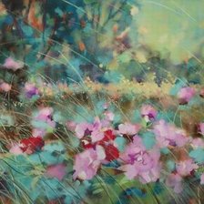 Схема вышивки «Утро в ботаническом саду»