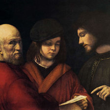 Схема вышивки «Джорджоне. Три возраста.»