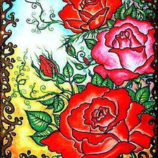 Схема вышивки «Розочки»