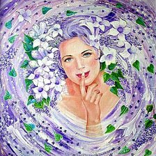 Схема вышивки «Женская красота»