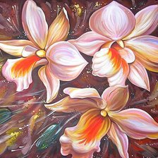 Схема вышивки «Цветочный вальс»