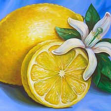 Схема вышивки «Лимон»