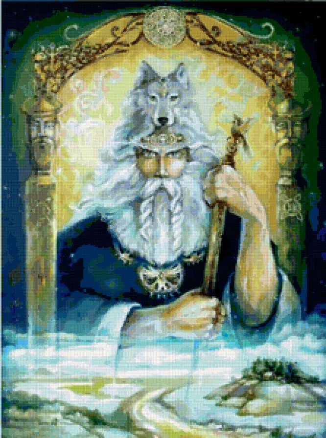 БОГ ВЕЛЕС - животные, волк, боги - предпросмотр