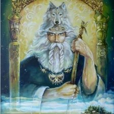 Схема вышивки «БОГ ВЕЛЕС»