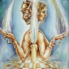 Схема вышивки «ВЕСЫ»