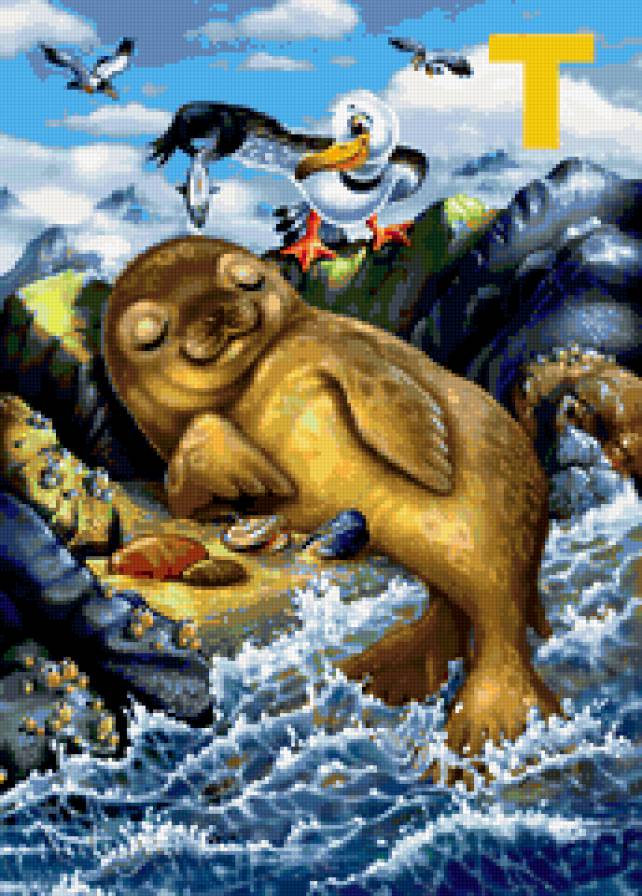 №238772 - животные, алфавит - предпросмотр