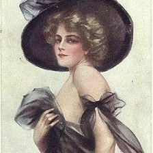 Схема вышивки «женщина загадка»