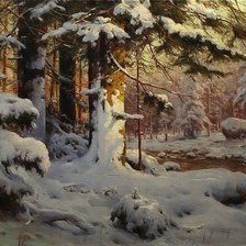 Схема вышивки «jeges erdő»