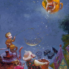 Схема вышивки «Сказка на ночь»