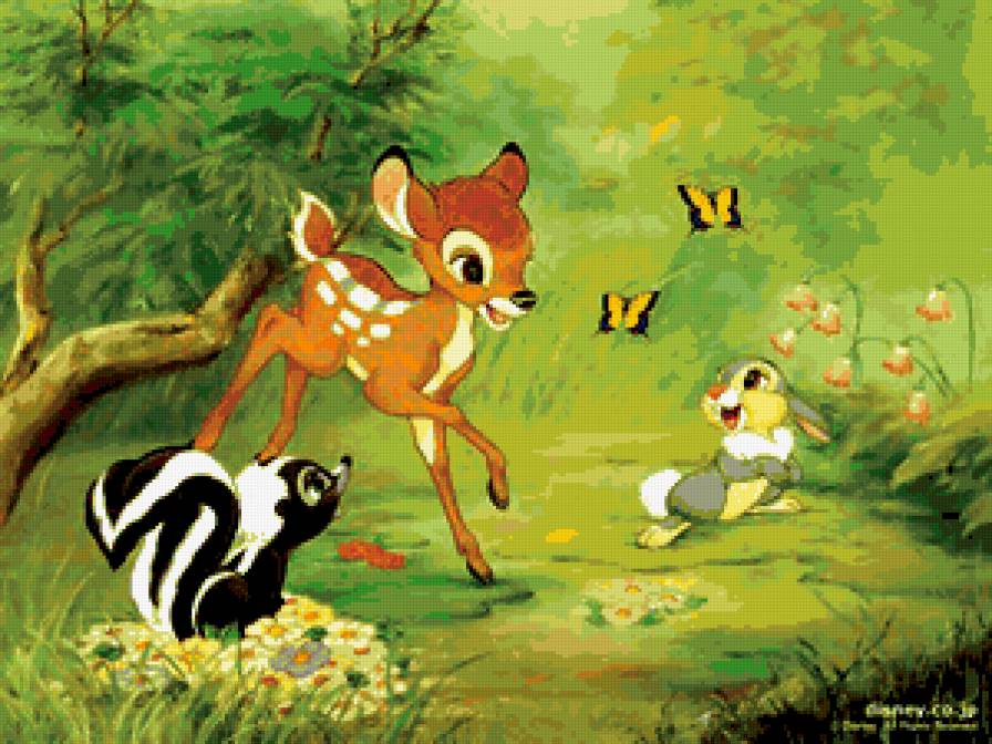 Бемби - олененок, детям - предпросмотр