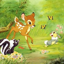 Схема вышивки «Бемби»