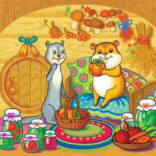 Схема вышивки «хомячки»