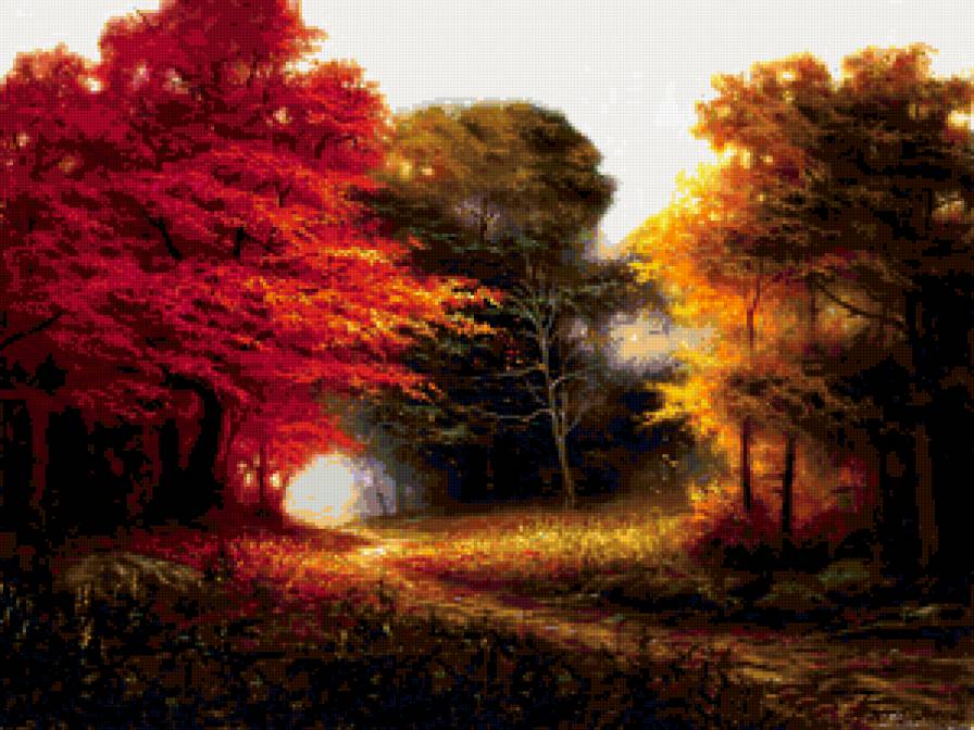 Яркие краски осени - предпросмотр