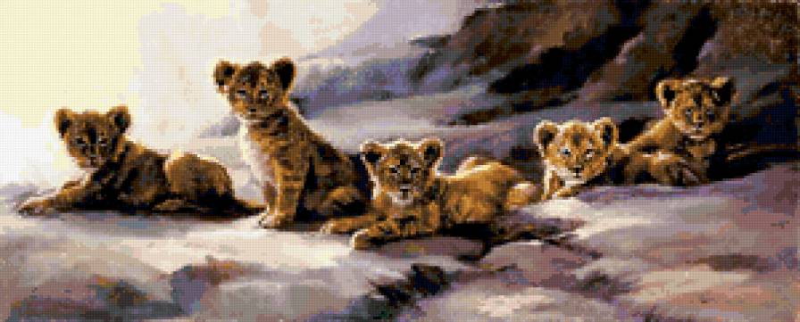 Маленькие львята - предпросмотр