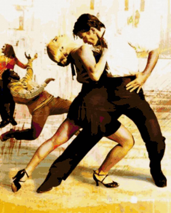 Серия "Танго" - пара, танго, танец - предпросмотр