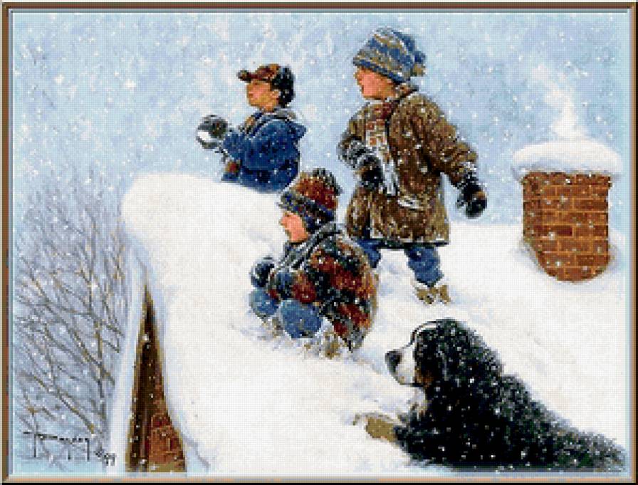 Зимние забавы - предпросмотр