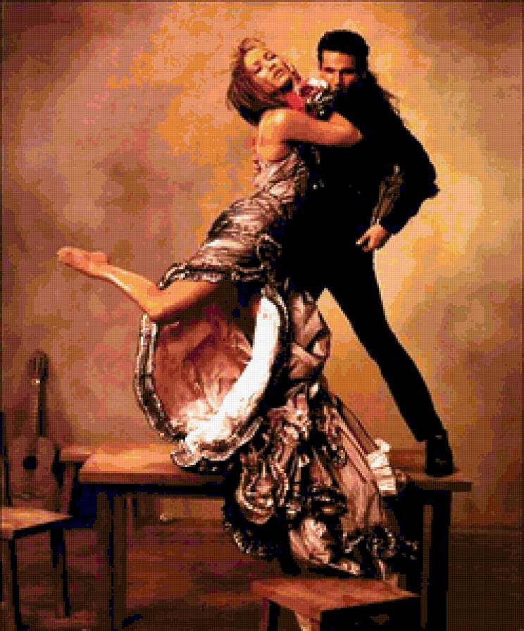 Танец - страсть, танец, пара - предпросмотр