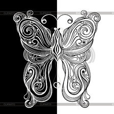 Схема вышивки «чёрно-белая»