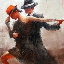 Схема вышивки «танец 3»