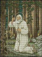 Схема вышивки «Св.Серафим Саровский»