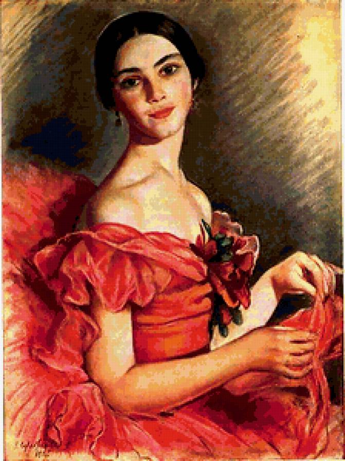 балерина в красном2 - балерина, танцы - предпросмотр