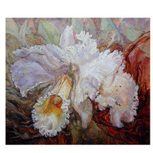 Схема вышивки «БЕЛАЯ ОРХИДЕЯ»