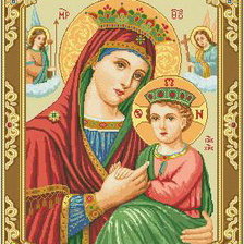 Схема вышивки «икона всепомогающая»