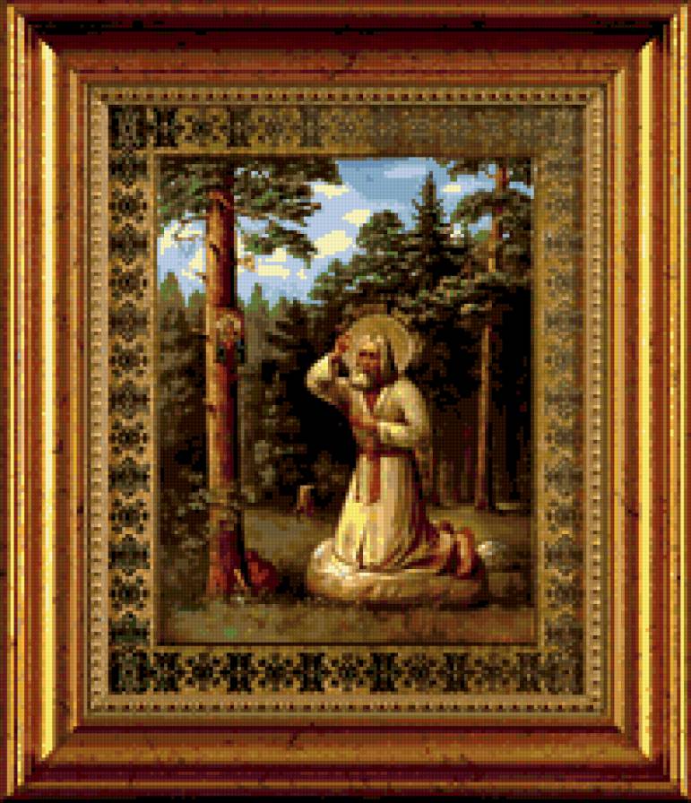 Св. Саровский - святые, славянский мир, икона - предпросмотр