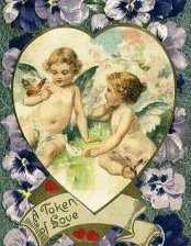 Схема вышивки «ангелы»