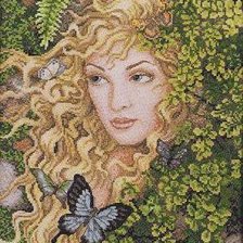 Схема вышивки «фея»