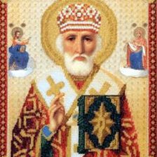 Схема вышивки «николай чудотворец2»