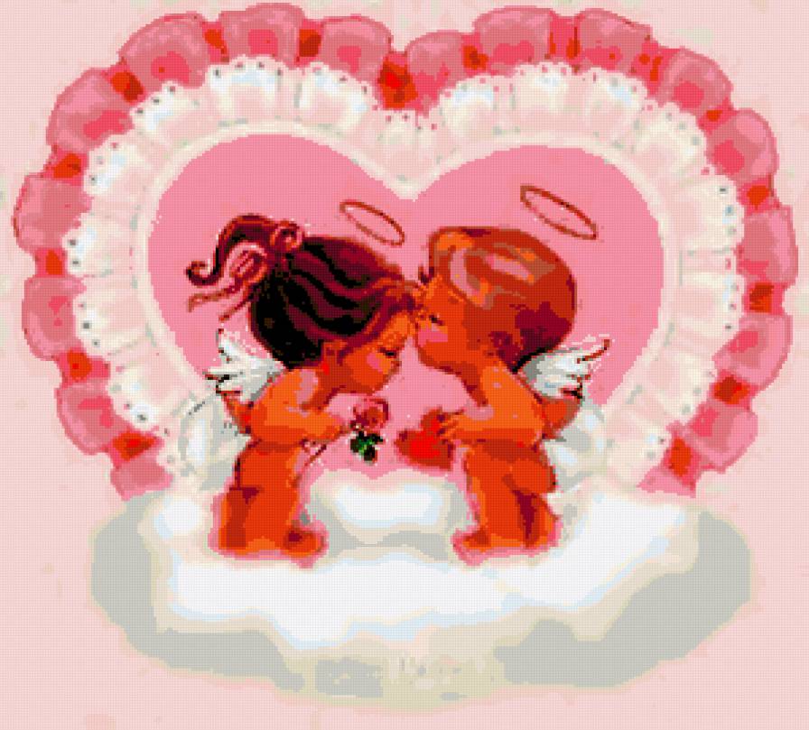 Ангелочки. - ангелы, подушечки. - предпросмотр