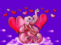 Схема вышивки «слоник»