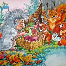 Схема вышивки «собираем урожай»