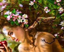 Схема вышивки «Яблонька.»