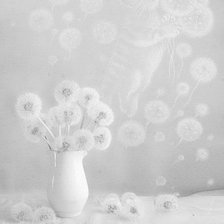 Схема вышивки «одуванчики»