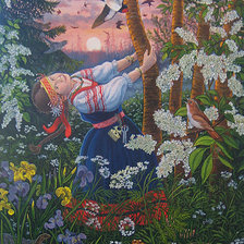 Схема вышивки «девочка»