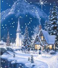 Схема вышивки «зима»