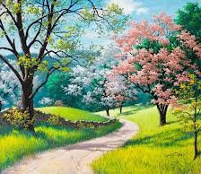 Схема вышивки «Весна.»