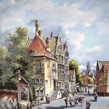 Схема вышивки «Голландские пейзажи 17-го века.»