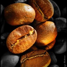 Схема вышивки «кофе»