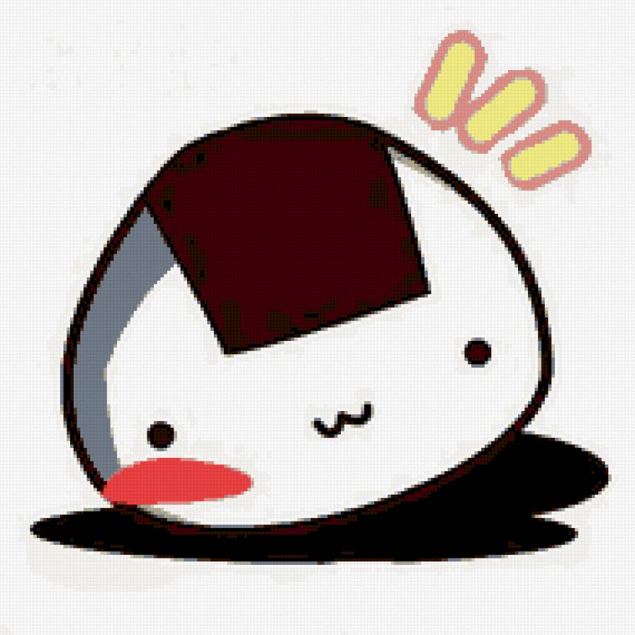 Онигирик - еда, аниме, кавай, онигири, прелесть - предпросмотр