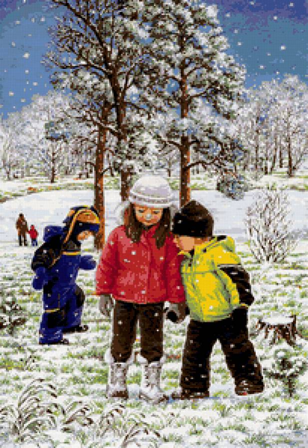 Зимняя сказка - дети - предпросмотр